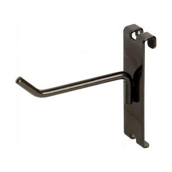 Econoco 4" Black Hook for Grid Wall Panels - Pack of 96