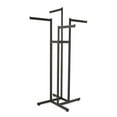 thumbnail image 1 of Econoco 4 Way Adjustable Height and Blade Arms Clothes Rack With Square Tubing, Metal, Black, 1 of 2