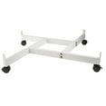 thumbnail image 1 of Econoco 4-Way Base with Casters for 2' Grid Panel display, White, 1 of 1