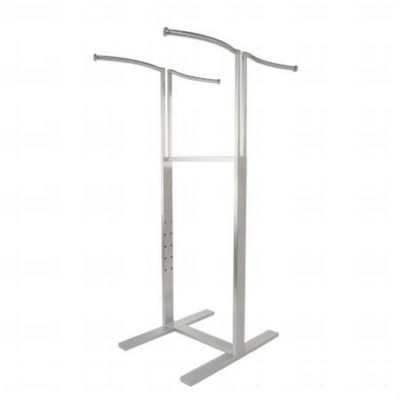 Econoco Adjustable 4-way Merchandiser With S-Shaped Hangrail