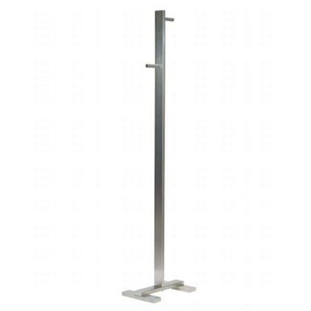 Econoco - BA46SC Bauhaus Series Adjustable 2-Arm Costumer in Satin Chrome Finish