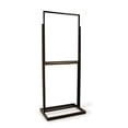 thumbnail image 1 of Econoco BH55-MAB 22 x 28 in. Double Bulletin Sign Holder with Rectangular Tubing Base, Black - Matte, 1 of 1