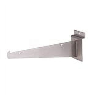 Econoco - BQSW8KBSN - 8" Satin Nickel Shelf Bracket for Slatwall - - Sold in Pack of 48