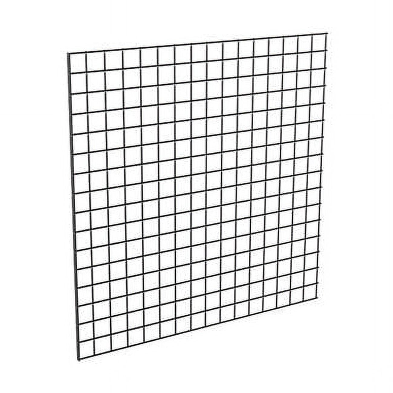 Econoco Black Grid Panel for Retail Display or Home Storage, 4 x 4 - 3 Grid Panels Per Carton