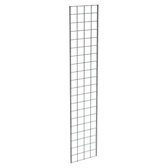 Econoco Chrome Grid Panel for Retail Display or Home Storage, 1 x 5 - 3 Grid Panels Per Carton