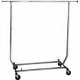 thumbnail image 1 of Econoco B387476 Collapsible RCS-2 Salesmans Portable Garment Rack with Heavy Duty Round Tubing - Chrome, 1 of 2