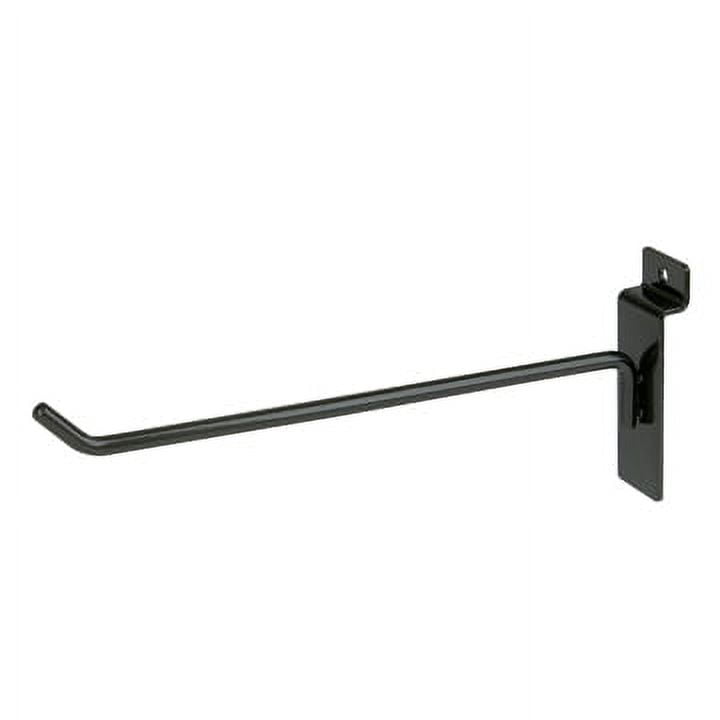 Econoco Commercial 8" Deluxe Hook, Black (Pack of 96)