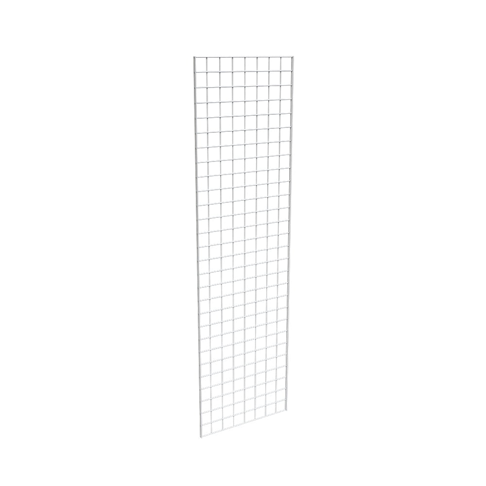 Econoco Commercial Grid Panel, 2' x 7', White (Pack of 3)