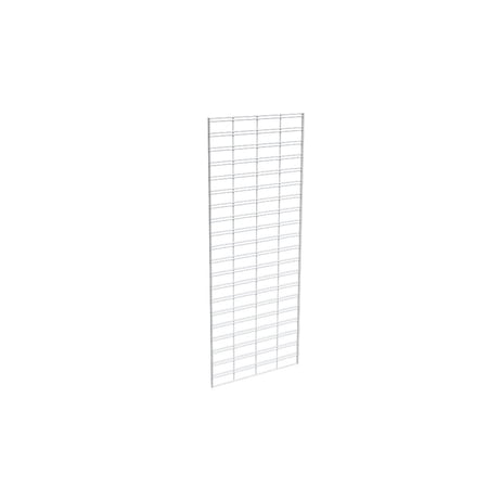 Econoco Commerical Grid Panels, 2' Width x 5' Height, White (Pack of 3)