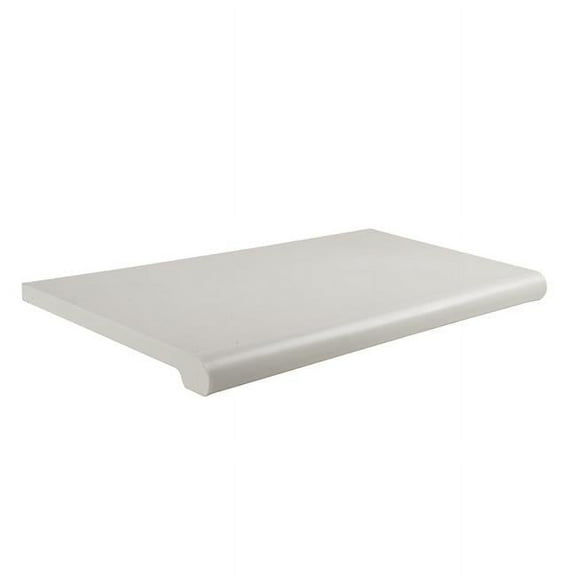 Econoco DA224W 13 x 24 in. Open Bottom Molded Shelves White Pack of 4