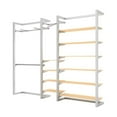 thumbnail image 1 of Econoco T500SCK7 Double Alta Wall Unit with Hanging & Extra Shelving Retail Display Kit 7, 1 of 1