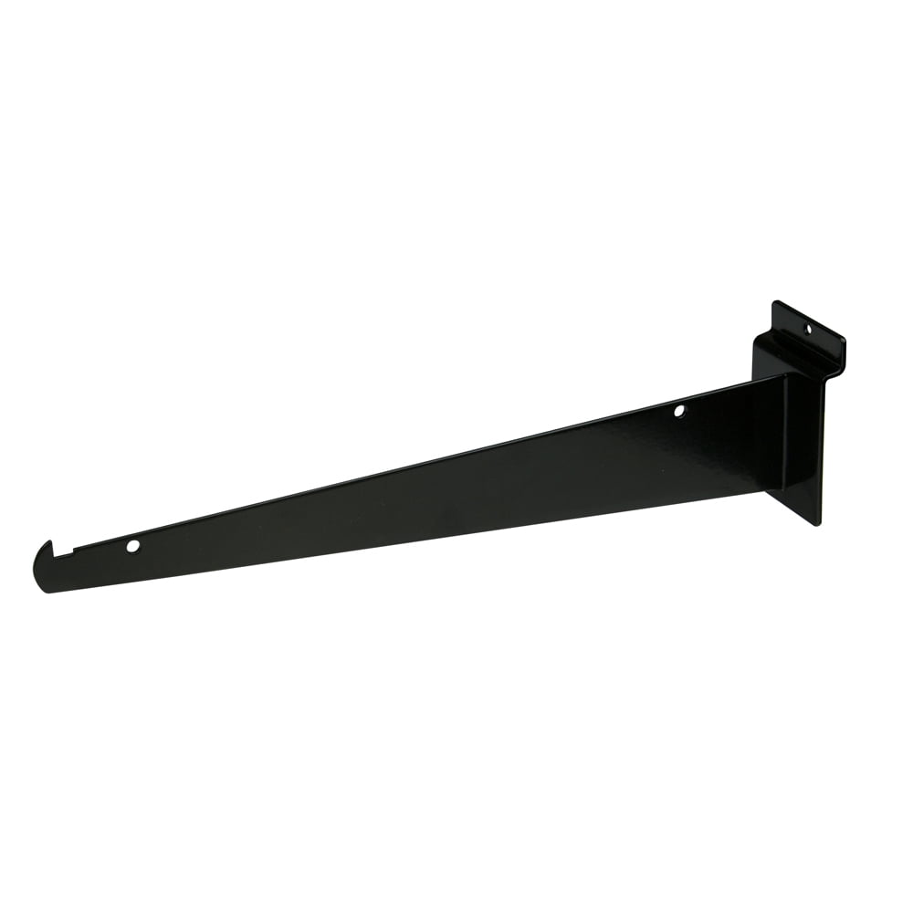 Econoco - EBL14KBP12 - 12" Black Shelf Bracket for Slatwall - Sold in Pack of 12