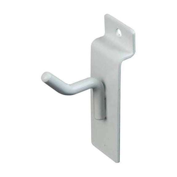 Econoco - EWH/H1 - 1" Deluxe White Slatwall Hook - Sold in Pack of 96