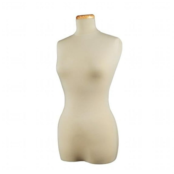 Econoco - F4 - Female 3/4 Torso Form Tailor Bust with Neckblock - Sold Individually