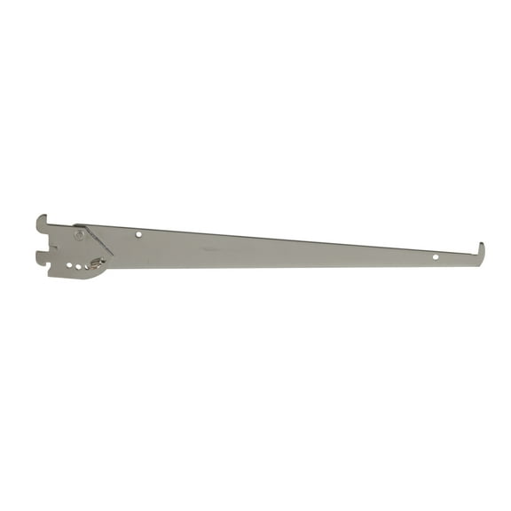 Econoco - GC14 - Adjustable 14" Tap-in Style Chrome Bracket For President Line Slotted Standards - Sold in Pack of 25