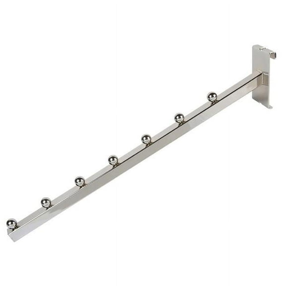 Econoco GW/7B Grid accessory 7 Ball Waterfall, 18" Long Square Tubing, Chrome Finish - Pack of 24