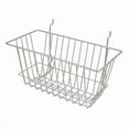 thumbnail image 1 of Econoco BSK17-EC 12 x 6 x 6 in. Narrow Basket  Epoxy Chrome - Semigloss  Pack of 6, 1 of 4