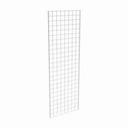 Econoco Grid Panel for Retail Display   Perfect Metal Grid for Any Retail Display, 2  Width x 6  Height, 3 Grids Per Carton White