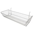 thumbnail image 1 of Econoco Grid Sloping Basket,24" x 10",Chrome,PK6 BSK12/EC, 1 of 1
