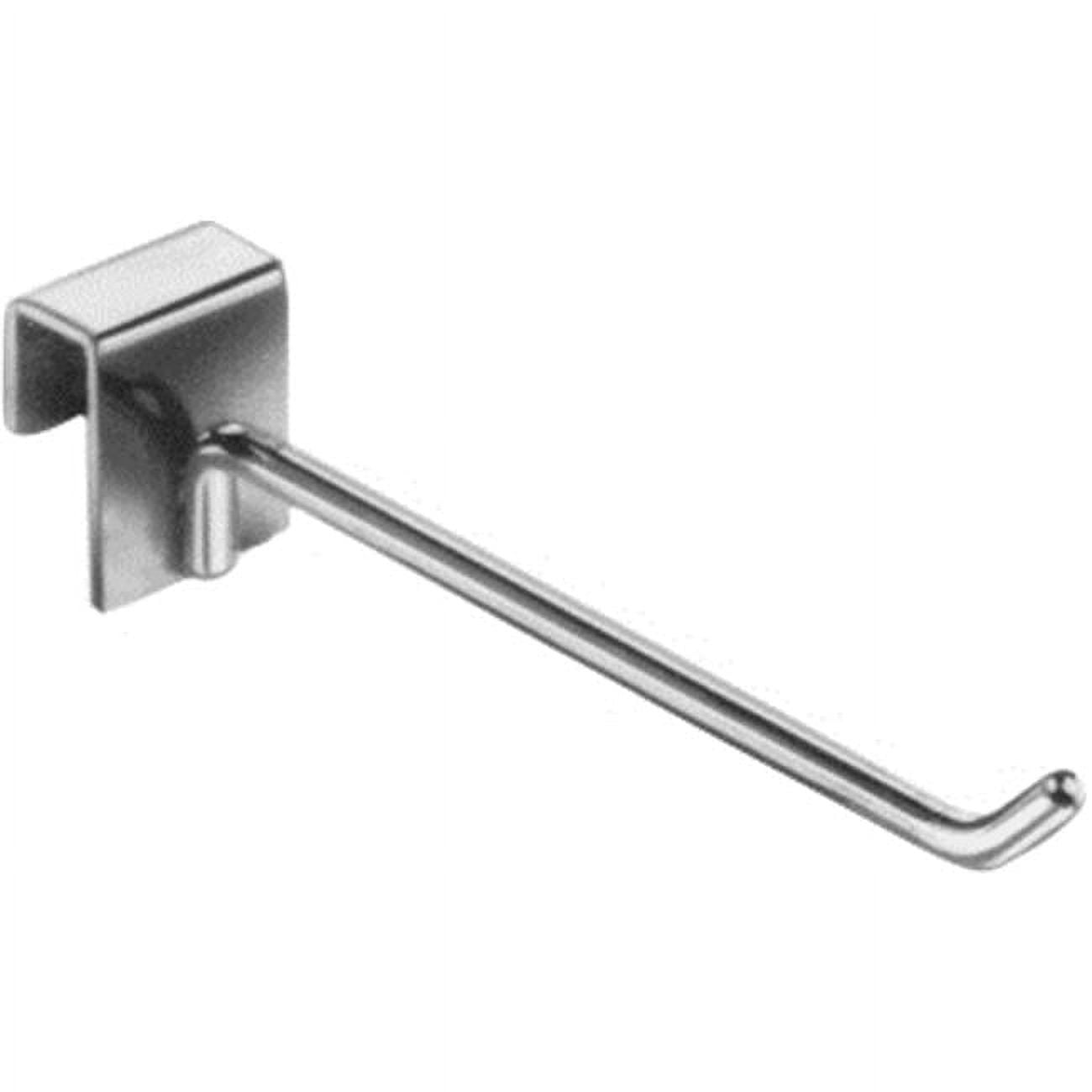 Econoco - H4 - 4" Chrome Hook for Rectangular Tubing Hangrail - Sold in Pack of 96
