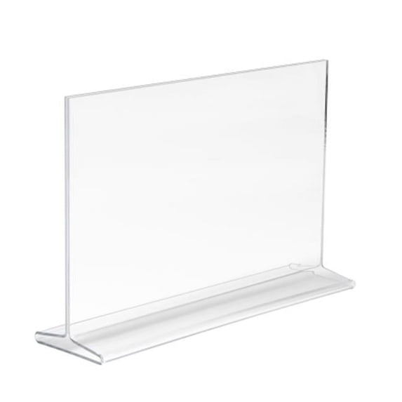 Econoco - HPCT711HTP - Acrylic Top Load 11" W x 7" H Counter Top Sign Holder - Sold in Pack of 24