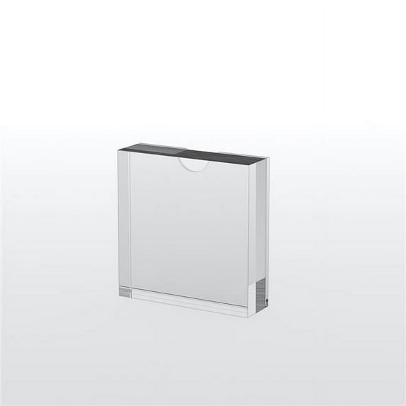 Econoco HVACTK33 3 x 3 in. Block Sign Holder, Acrylic - Pack of 10