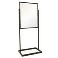 thumbnail image 1 of Econoco Heavy Duty Bulletin 22" x 28" Sign Holder with 14" x 22" Rectangular Tubing Base, Matte Black, 1 of 2
