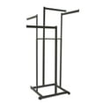 thumbnail image 1 of Econoco K80-MAB 4-Way Hi-Capacity with Straight Arms - Rectangular Tubing, Black - Matte, 1 of 1