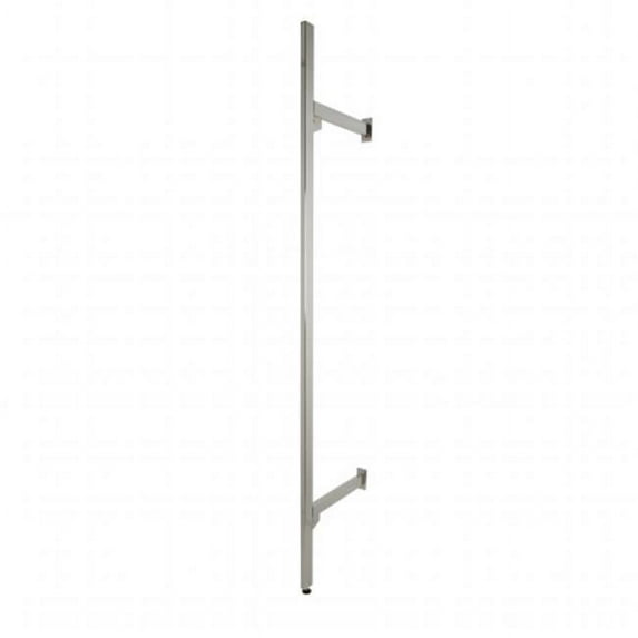 Econoco - KF7 - Rectangular Tubing Deluxe Chrome Outrigger Display - Sold in Pack of 4