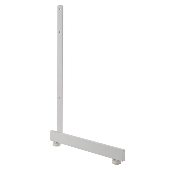 Econoco L-Shaped Leg for Grid Panel, White (Pack of 12)