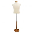 thumbnail image 1 of Econoco - M5WB - Male Shirt Form Tailor Bust with Neckblock and Base Included - Sold Individually, 1 of 1