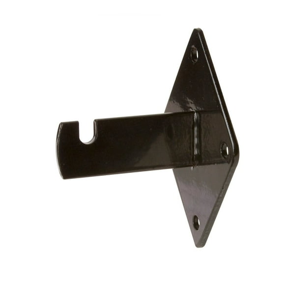 Econoco Metal Wall Bracket for Grid Panels, Black Finish, (Pack of 96)