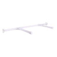 thumbnail image 1 of Econoco PSORFO48NWH 48 in. Wide Pipeline Double 12 in. Free Standing Merchandiser Faceouts Clothing Clothing Rack - Set of 2, 1 of 2