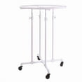 thumbnail image 1 of Econoco Pipeline 36" Round Garment Rack, Adjustable Height, Gloss White Finish, 1 of 3