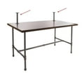 thumbnail image 1 of Econoco Plumbing pipes Nesting End Table, Anthracite Grey, 1 of 2