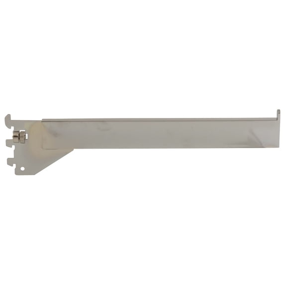 Econoco - RDW/12 - 12" Chrome Rectangular Tubing Faceout for President Line Surface Mount or Recessed Slotted Standards - Sold in Pack of 24