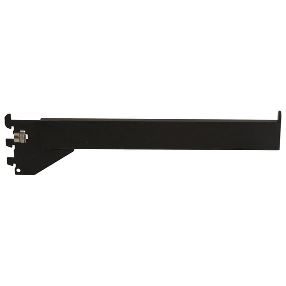 Econoco - RDW12/MAB - 12" Matte Black Rectangular Tubing Faceout for Universal Line Surface Mount or Recessed Slotted Standards Sold in Pack of 24