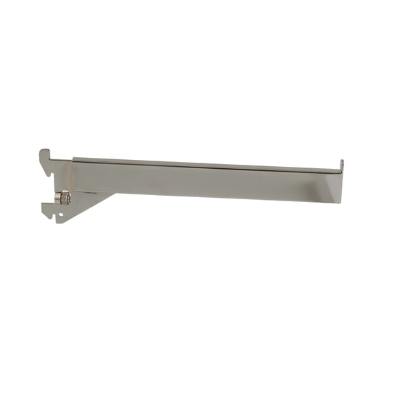 Econoco RR/12-SC Satin Chrome Rectangular Tubing, Straight Arm, 12" (Pack of 24)