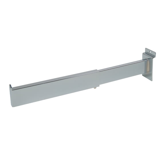 Econoco - RWA/9 - Extendable Chrome Straight Faceout for Slatwall - Sold in Pack of 24
