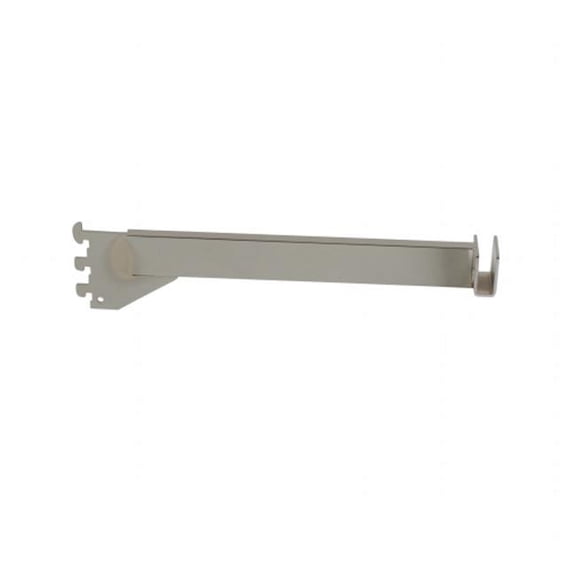Econoco - SLT/12 - 12" Chrome Hangrail Bracket to Hold Rectangular Tubing For Beacon Line Slots - Sold in Pack of 25