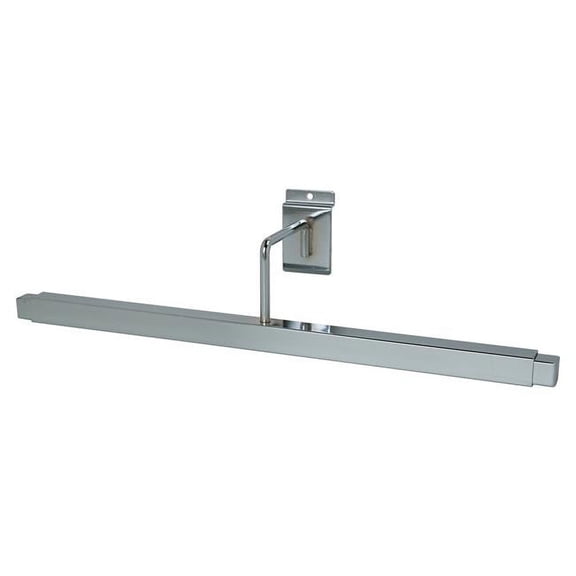 Econoco - SW/T - Adjustable Chrome Scarecrow Display for Slatwall - Sold in Pack of 6