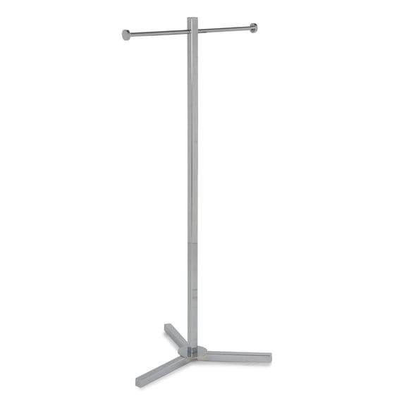 Econoco Rack For Retail Store - Heavy Duty Shopping Bag Rack, Retail Store Display Rack, Chrome Trade Show Rack, Display Rack for Store