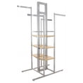 thumbnail image 1 of Econoco T502SC-H 44 L x 24 W x 72 H in. Cross Merchandising 4-Way Rack, 1 of 1
