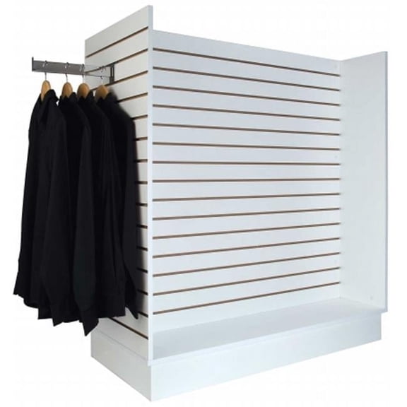 Econoco Slatwall Merchandiser,Matte,White WDSWH48WH