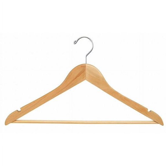 Econoco WH1731BNC 17 in. Wishbone With Chrome Hook And Wooden Bar