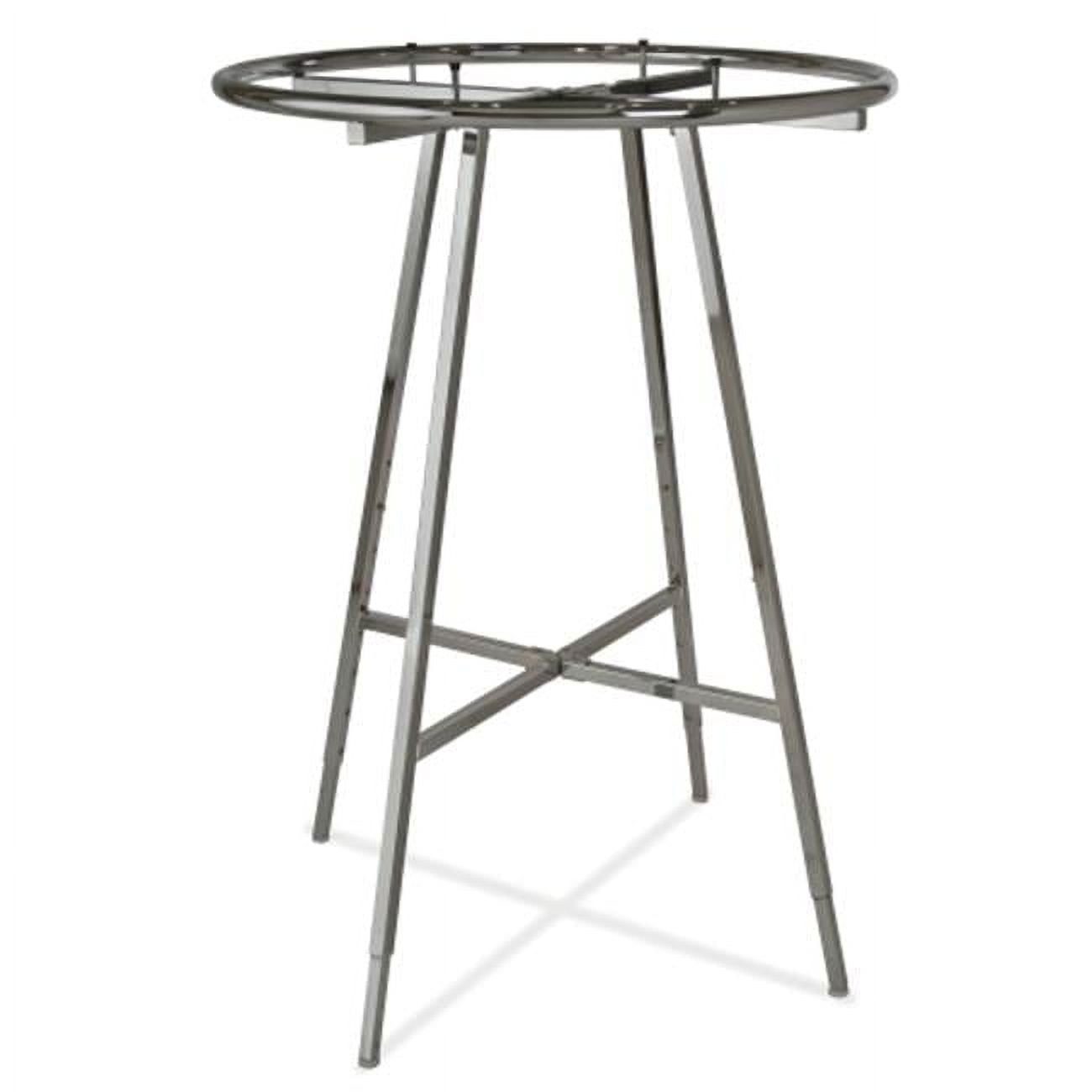 Econoco's 36 inch diameter Chrome Round Hangrail Rack for Garment Display and Storage