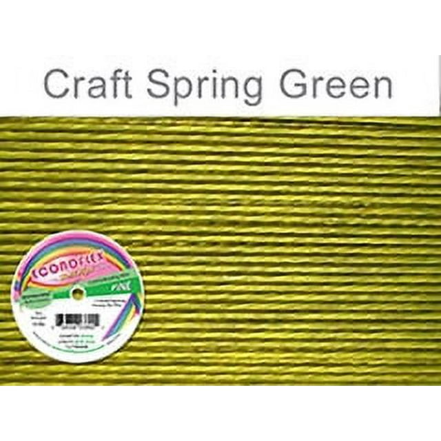Econoflex Beading Wire, Spring Green, .014 Inch, 30 Feet
