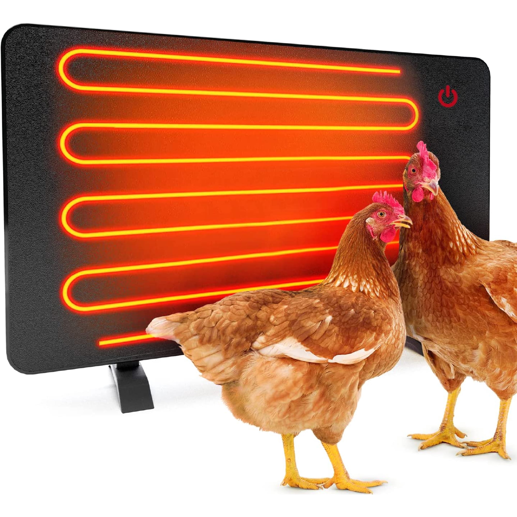 Econohome Safe Chicken Coop Heater, Safer Than Brooder Lamps, Gently Warm,  150 Watts, ETL Compliant for Safety - Also for Pets and Under Desk -  Walmart.com