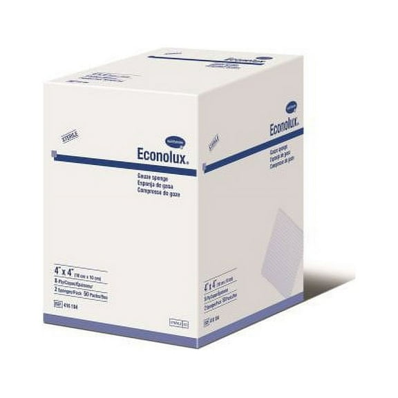 Econolux Sterile Gauze Sponge 416104 Box of 100