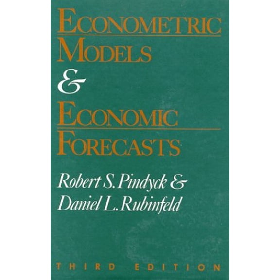 Pre-Owned Econometric Models and Economic Forecasts (Hardcover) 0070500983 9780070500983